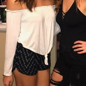 LA Hearts Crop Top, Long Sleeve Crop Top